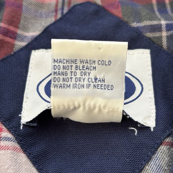 AUSTIN Frontier Vintage Barn Chore Jacket Blue Multi Pocket Lined - Picture 13 of 13